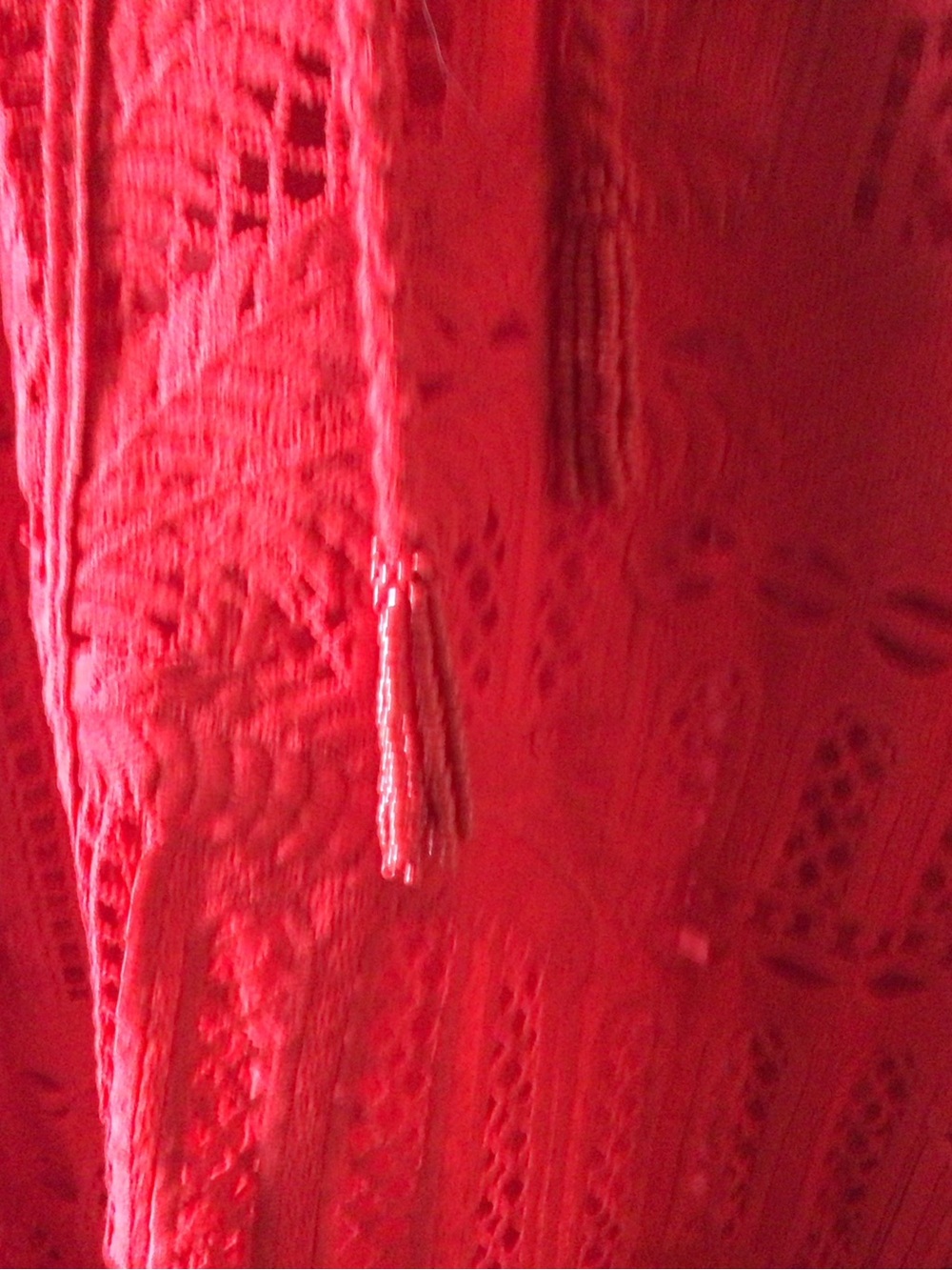 FARM Rio Red Crochet Maxi Dress - Picture 3 of 8